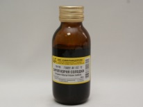 Licorice root syrup para sa pagpapagamot ng basa na ubo sa mga sanggol