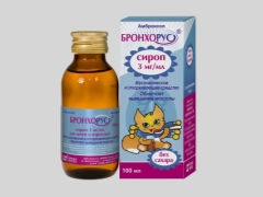 Bronhorus syrup للأطفال: تعليمات للاستخدام