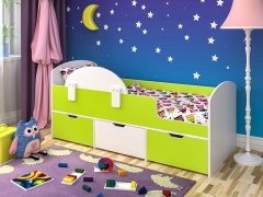 Children's bed with sides for children from 3 years