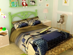 Escolhendo um cobertor para cama de crianças