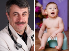 Dr. Komarovsky mengenai protein dalam air kencing seorang kanak-kanak