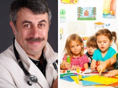 Si Dr. Komarovsky tungkol sa kindergarten