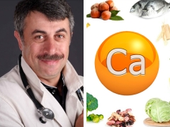Dr. Komarovsky mengenai kalsium