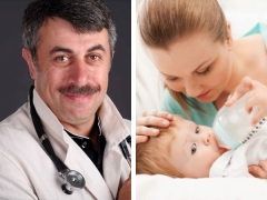 Dr. Komarovsky mengenai kekurangan laktase