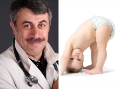 Si Dr. Komarovsky tungkol sa mga diaper