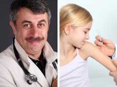 Doktor Komarovsky tungkol sa pagbabakuna