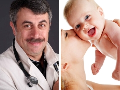 Dr Komarovsky mengenai perkembangan bayi yang baru lahir dan bayi selama berbulan-bulan