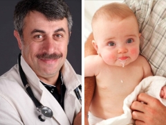 Dr Komarovsky tungkol sa regurgitation
