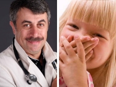 Si Dr. Komarovsky tungkol sa amoy mula sa bibig ng isang bata