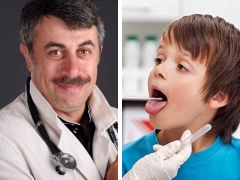 Doktor Komarovsky tungkol sa angina