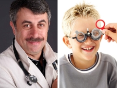 Dr. Komarovsky mengenai astigmatisme pada kanak-kanak