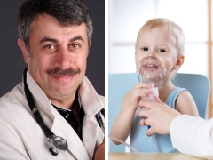 Dr Komarovsky tungkol sa inhalations