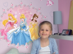 Papel de parede de foto para meninas de quarto de crianças