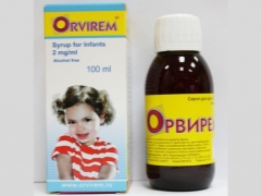 Orvirem para crianças: instruções de uso