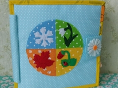 Livros educativos DIY para crianças