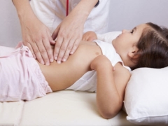 Reactive pancreatic changes in a child