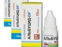 Албуцид (сулфацил натрий) за деца: инструкции за употреба