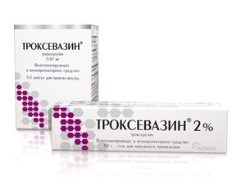 Троксевазин за деца: инструкции за употреба