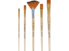 Pagpili ng isang gawa ng tao pintura brush