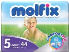 Wahl der Windeln Molfix
