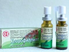 Spray Chlorophyllipt para crianças: instruções de uso