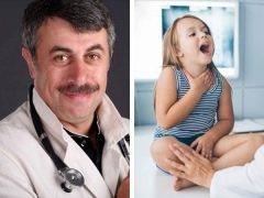 Dr Komarovsky mengenai croup palsu pada kanak-kanak