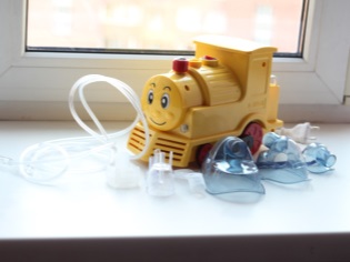 Compressor inhaler children's train