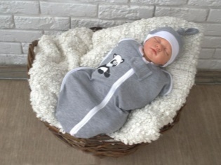 Cocoon diaper zip para sa newborns
