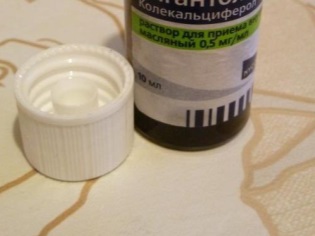 Bebekler için D vitamini yağ çözeltisi
