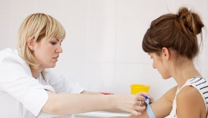 Blood test for a child