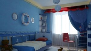 Vorhänge zum Kinderzimmer im maritimen Stil