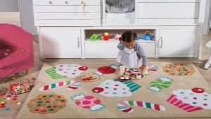 Tapetes infantis no quarto para meninas