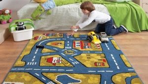 Kinderteppich mit Straßen