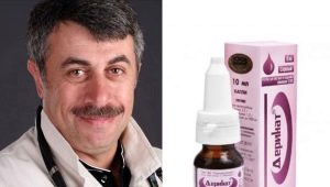 Si Dr. Komarovsky tungkol sa Derinat para sa mga bata
