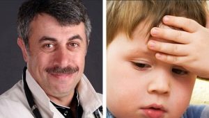 Si Dr. Komarovsky tungkol sa kung ano ang gagawin kung ang bata ay pumasok sa kanyang ulo