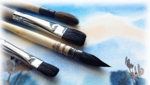 Watercolor brushes: mga tampok ng pagpili