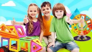 Pereka magnetik untuk kanak-kanak dari 3 tahun: bagaimana untuk memilih pilihan yang selamat?
