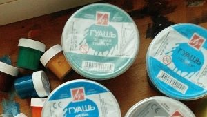 Pagpili ng mga materyales para sa pagkamalikhain: gouache Ray