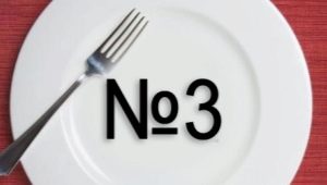 Diet Jadual nombor 3 M. I. Pevzner - menu mingguan untuk kanak-kanak