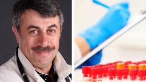 Si Dr. Komarovsky tungkol sa mga pagsusuri sa dugo