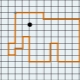 Graphic dictation Elephant