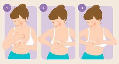Breast massage before decanting