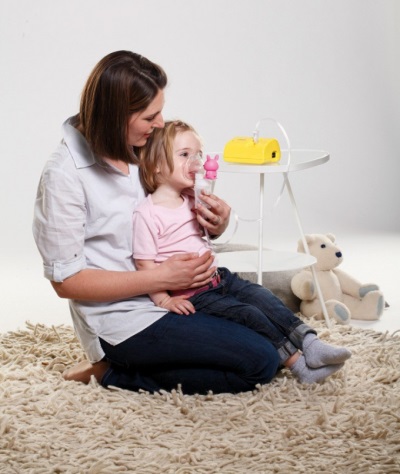 Inhalation with Omron CompAir NE-C24 Kids