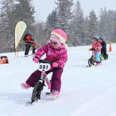 Runbike dengan ski