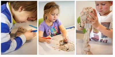 Kinetic sand - games