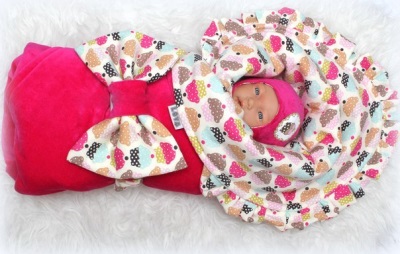 Cocoon diaper blanket para sa newborns